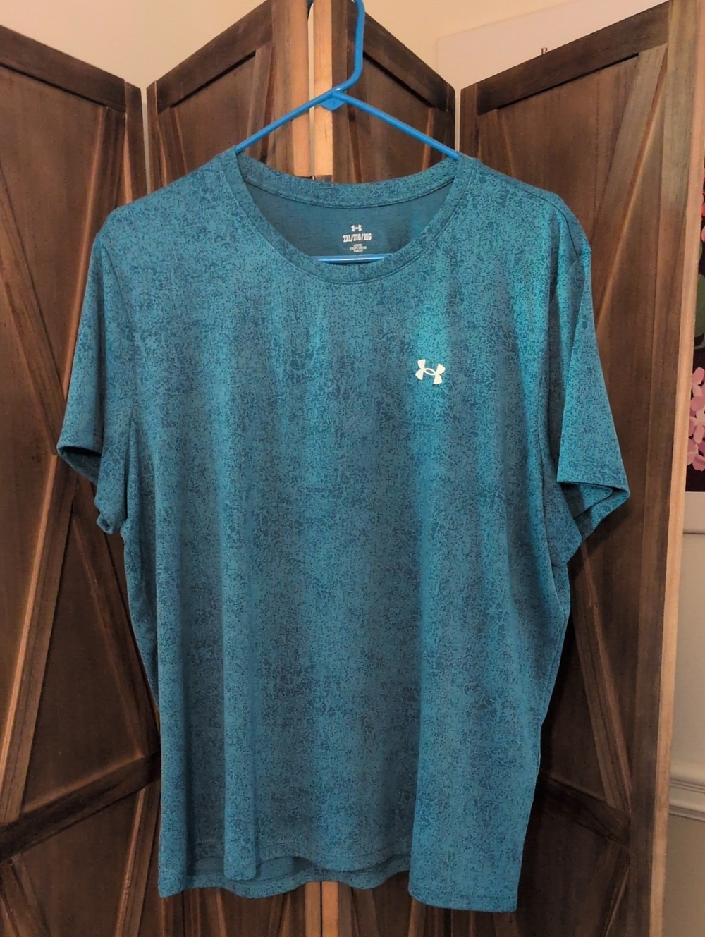 Under Armour Teal Speckled Short Sleeve Performance Tee - Women's